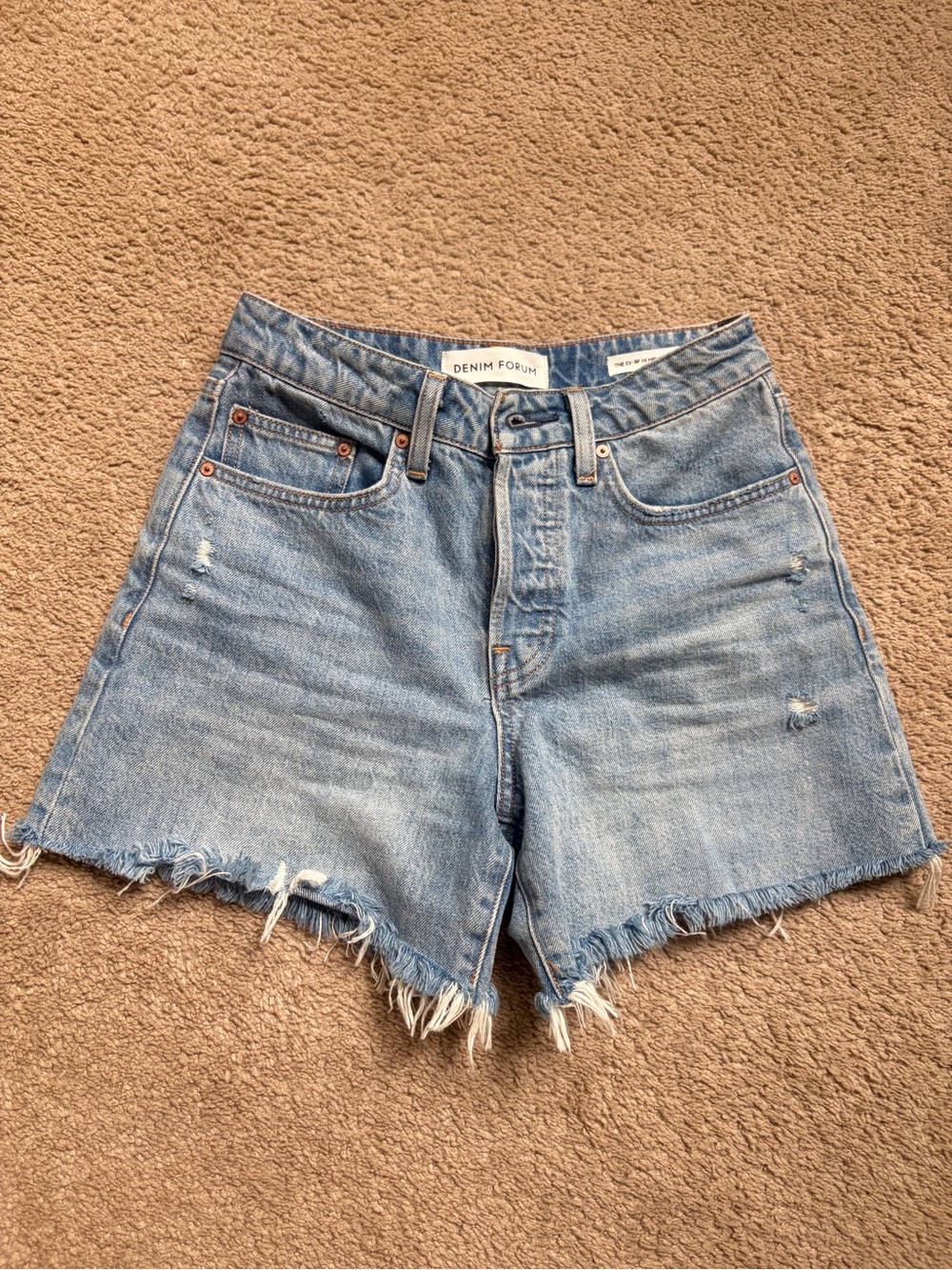 Aritzia Denim Forum The Ex-Boyfriend Hi Mid-Thigh Denim Short